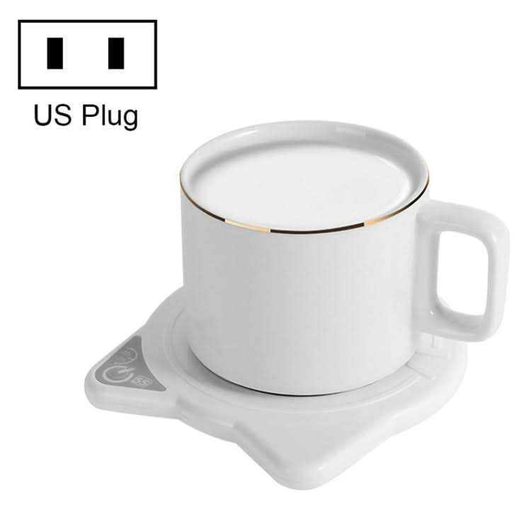 Automatic Heating Warm Coaster Hot Milk Coffee Cup Timed Thermos Cup Mat, US Plug Reluova