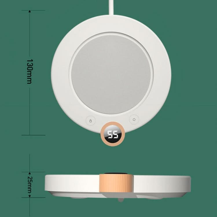 220V Home Thermostatic Coaster Timing Digital Display Warm Coaster, US Plug-Reluova