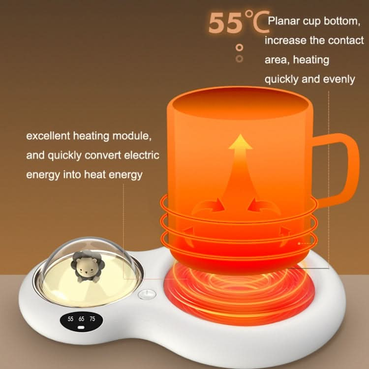 Fresh Warm Cup Pad Water Cup Drink Insulated And Constant Temperature Coaster, US Plug Reluova