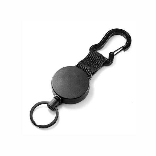 Retractable High Elastic Wire Rope Gourd Shaped Key Chain, Size: