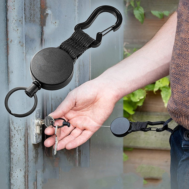 Retractable High Elastic Wire Rope Gourd Shaped Key Chain, Size: ÎҵÄÉ̵ê