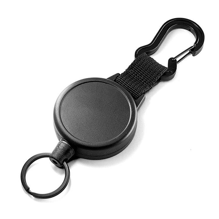 Retractable High Elastic Wire Rope Gourd Shaped Key Chain, Size: