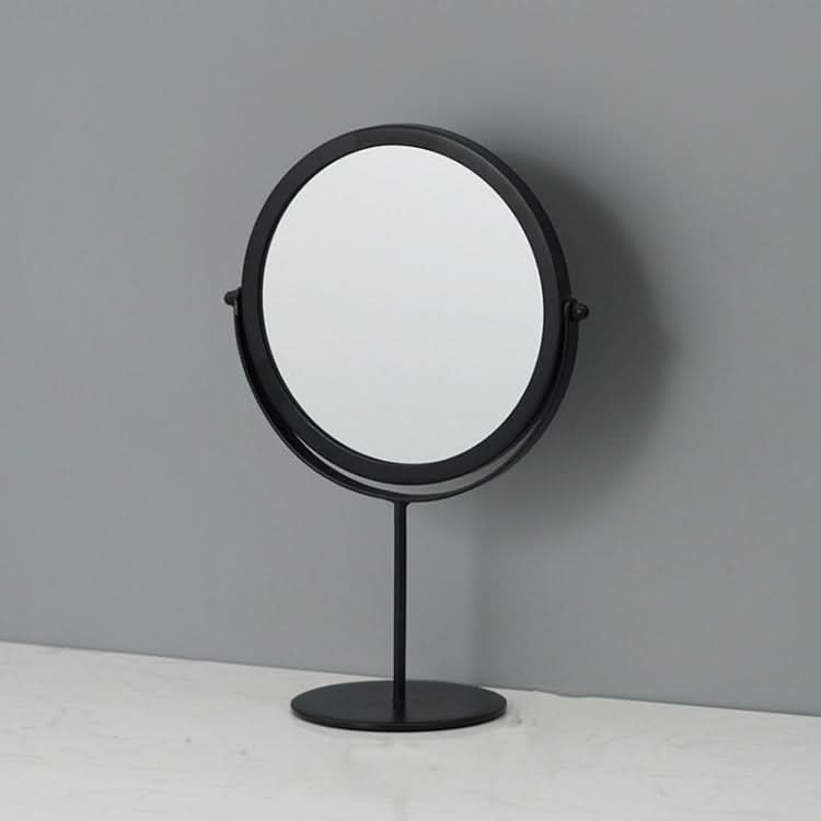 Desktop Makeup Mirror Simple Portable Mirror Rotating Dressing Mirror,Style: Reluova