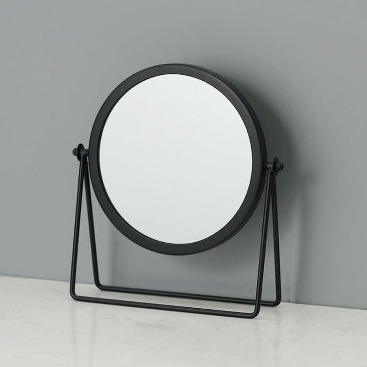 Desktop Makeup Mirror Simple Portable Mirror Rotating Dressing Mirror,Style: Reluova