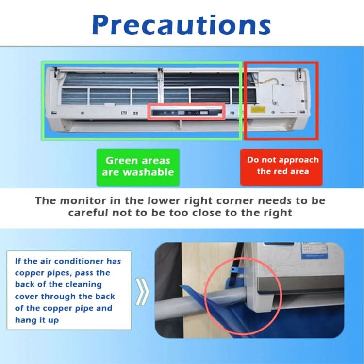 Air Conditioner Cleaning Cover Portable Split Air Conditioning Cleaning Bag Reluova