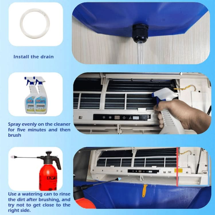 Air Conditioner Cleaning Cover Portable Split Air Conditioning Cleaning Bag