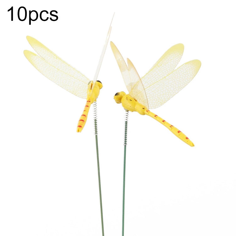 Simulation Plug Rod Magnetic Dragonfly Home Wall Garden Decoration My Store