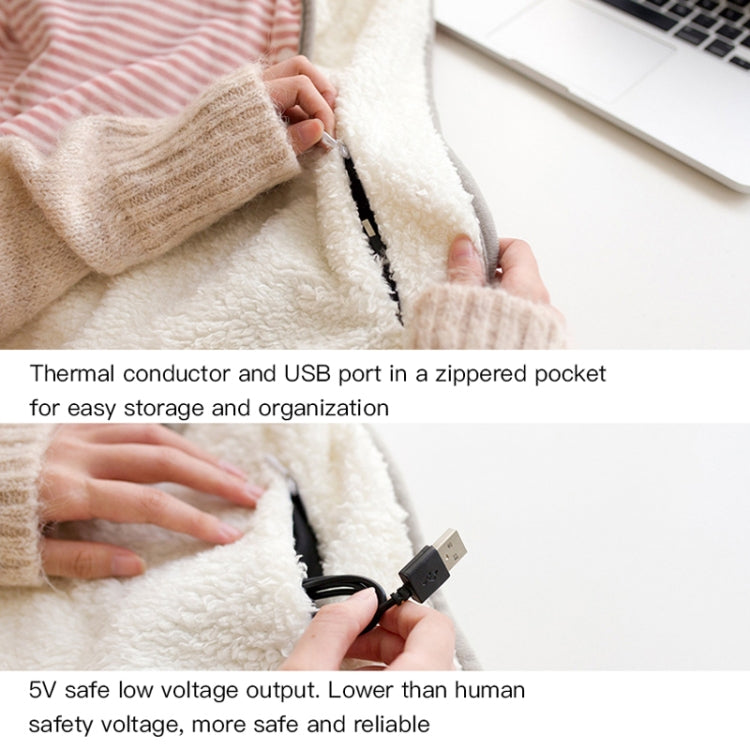 AI-540 72x115cm USB Body Warmer Blanket Office Heater Electric Heating Shawl My Store