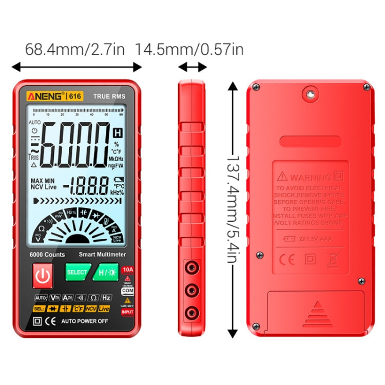 ANENG 616 Automatic High-precision Digital Display Capacitance Multimeter