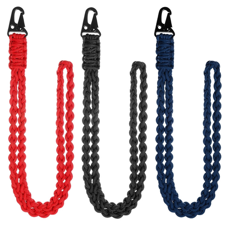 QD-258 Outdoor Multifunctional Hand-woven Metal Buckle Paratroopers Ropes Lanyard Reluova