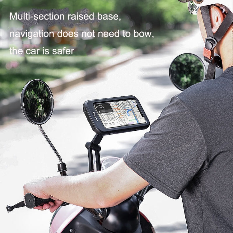 WEST BIKING Bicycle Riding Waterproof and Shockproof Phone Bracket, Style: