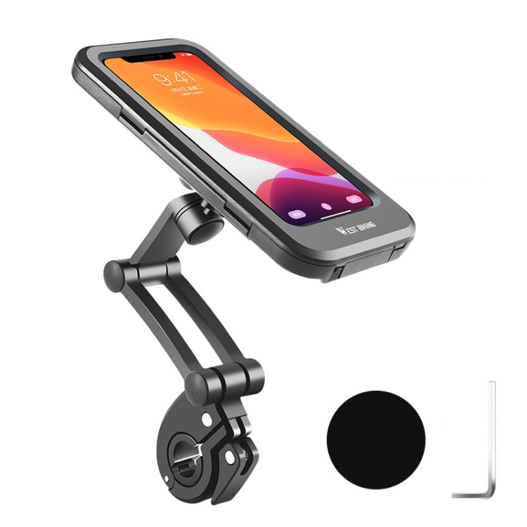 WEST BIKING Bicycle Riding Waterproof and Shockproof Phone Bracket, Style: