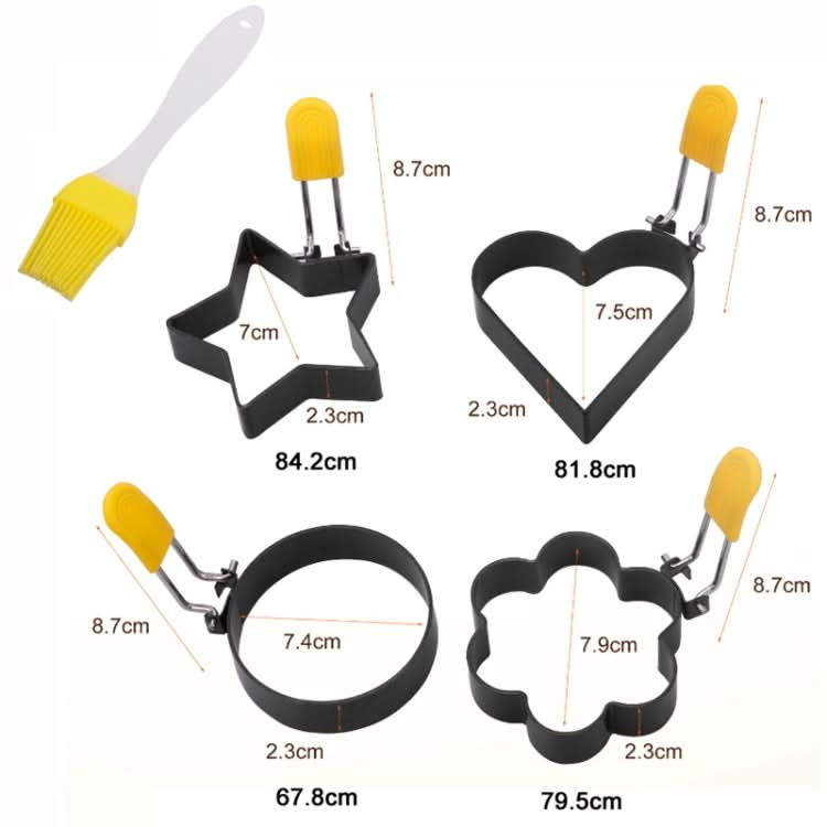 Egg Ring Iron Spray Non-Stick Round Omelette Model Omelette Mold Reluova