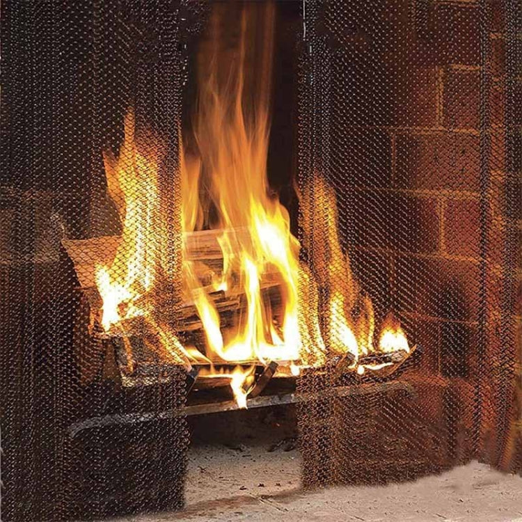 Fireplace Metal Mesh Screen Fireplace Screen To Prevent Sparks From Spilling Out My Store