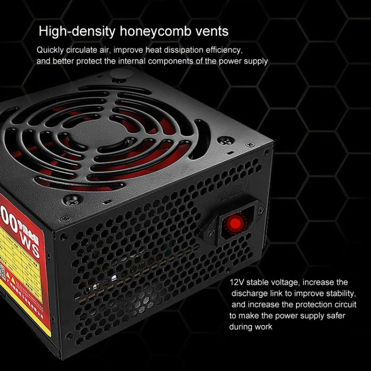 JBON  500WS  ATX 12V  Computer Power Supply With 12cm Fan My Store