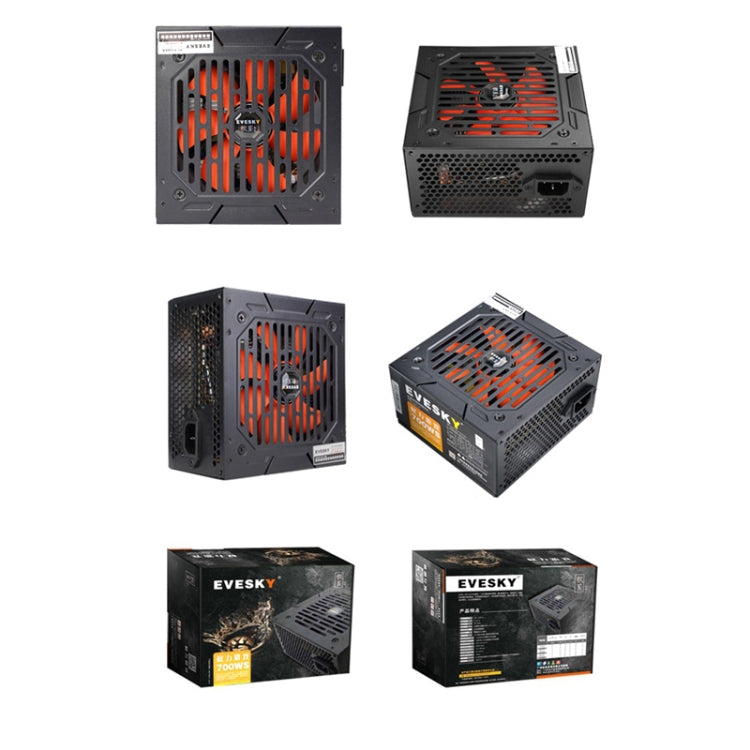 EVESKY  700WS  ATX 12V Computer Power Supply With 12cm Fan My Store