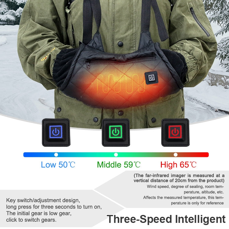 Outdoor Camping USB Heated Smart Warm Handbag