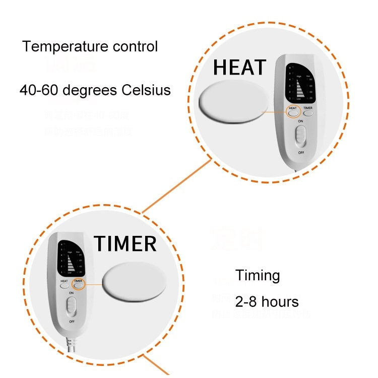 Plug-in High-top Electric Foot Warmer Heated Foot Warmer Boots Reluova