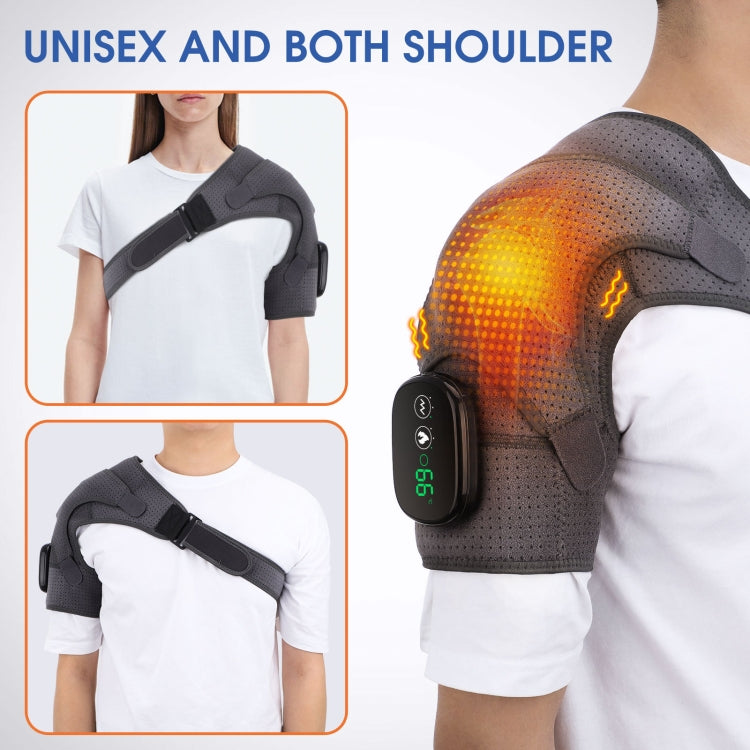 Electric Heating Shoulder Pads Massager Joint Brace Vibration Massage Reluova