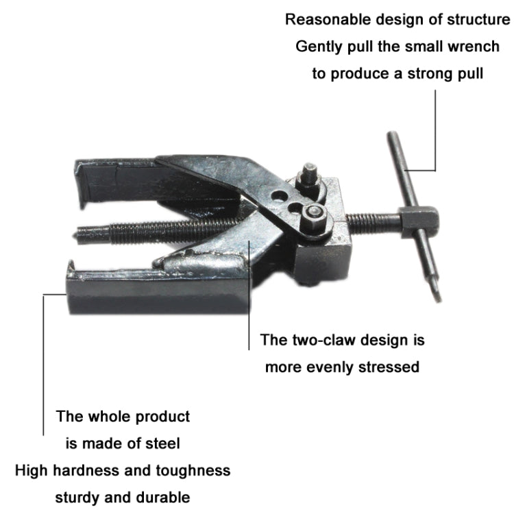 Two-claw Cross Spiral Bearing Removing Wheel Pulpper