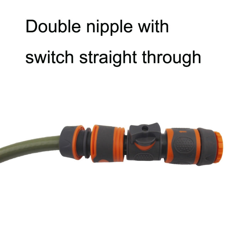 3PCS Double Nipple Wrap With Switch Double Pass Standard Direct Connect With Valve Fast Connection-Reluova