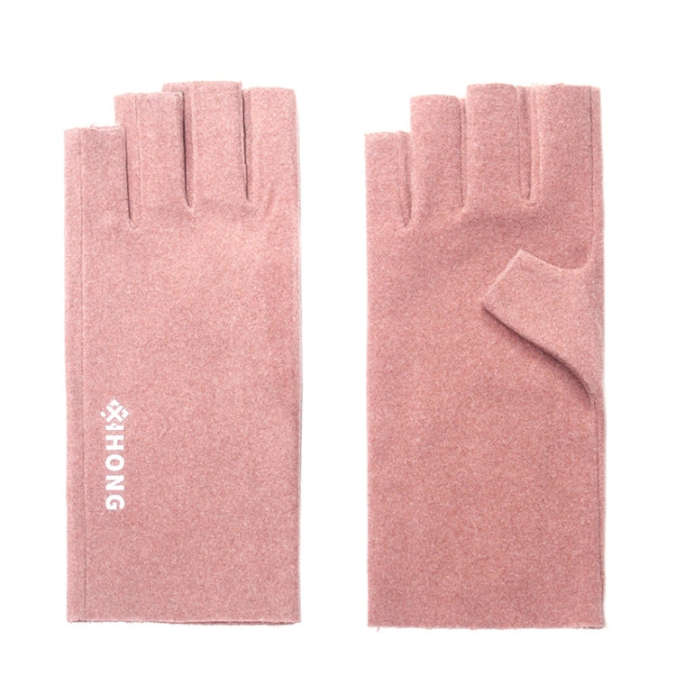 WST-41 Winter Thin Flannel Warm Finger Gloves Nail Protective Gloves, Spec: