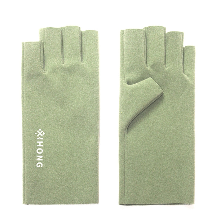 WST-41 Winter Thin Flannel Warm Finger Gloves Nail Protective Gloves, Spec: Reluova