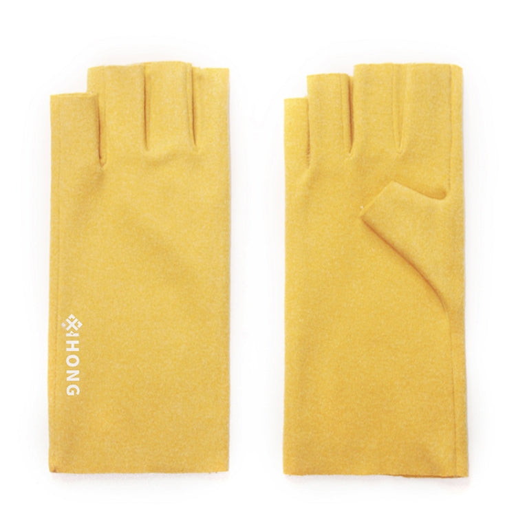 WST-41 Winter Thin Flannel Warm Finger Gloves Nail Protective Gloves, Spec: