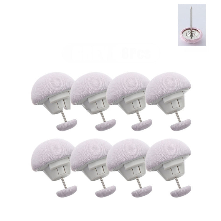 8 PCS Non-marking One-touch Unlocking Mushroom-shaped Quilt Fixer