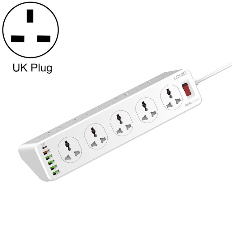 LDNIO SC10610 30W 10+6 Ports Multifunctional Travel Home Office Fast Charging Socket, Spec: