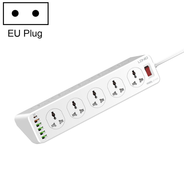 LDNIO SC10610 30W 10+6 Ports Multifunctional Travel Home Office Fast Charging Socket, Spec: