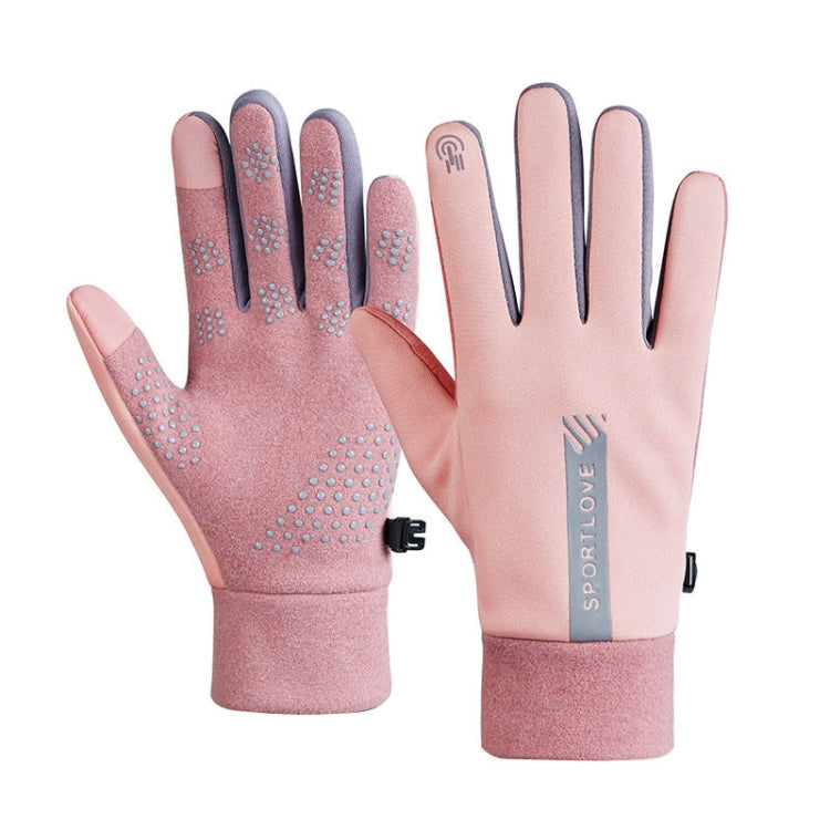 1 Pair Velvet and Thick Cycling Windproof and Cold Warm Gloves, Style: