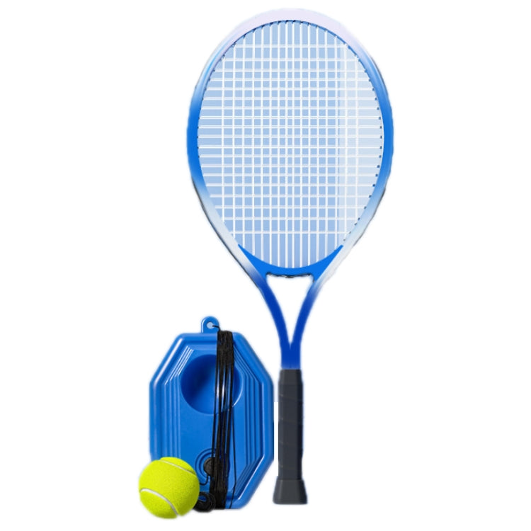 Tennis Racket Trainer Beginner Serve Rebound Tennis Racket Set Double(Racketx2+Basex1+Tennisx1+Hand Rubberx1) Reluova