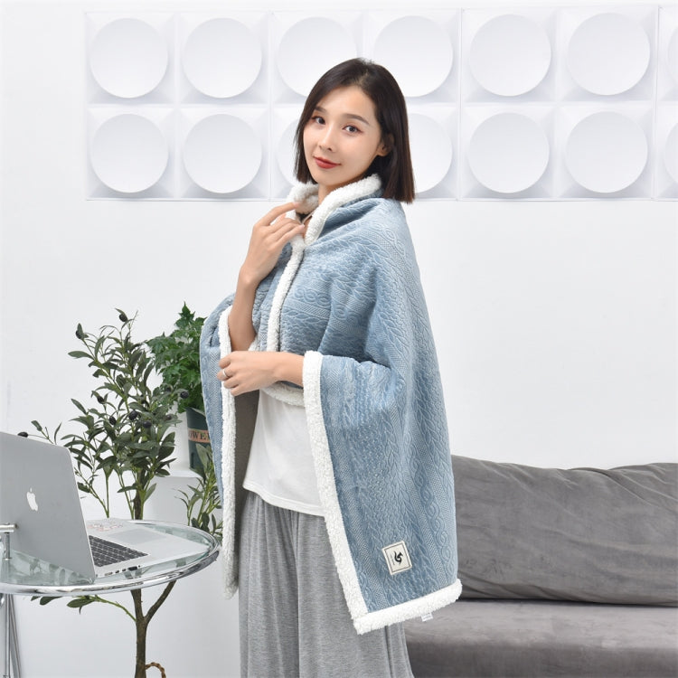 Flannel Thickened Embossed Shawl Blanket Office Air Conditioning Blanket My Store