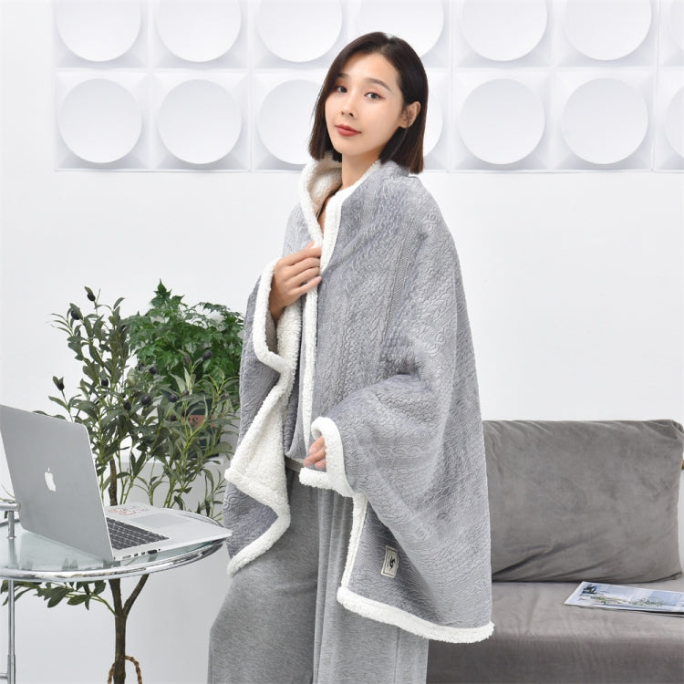 Flannel Thickened Embossed Shawl Blanket Office Air Conditioning Blanket My Store