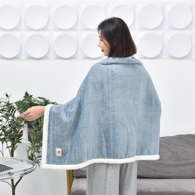 Flannel Thickened Embossed Shawl Blanket Office Air Conditioning Blanket My Store