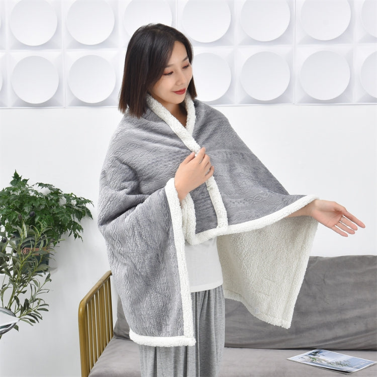 Flannel Thickened Embossed Shawl Blanket Office Air Conditioning Blanket My Store