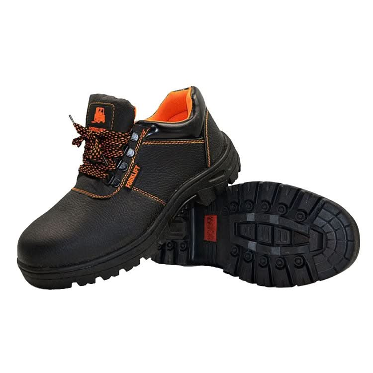 215 Microfiber Leather Anti-puncture Wear-resistant Work Shoes Smash-proof Oil-resistant Safety Shoes, Spec: Reluova