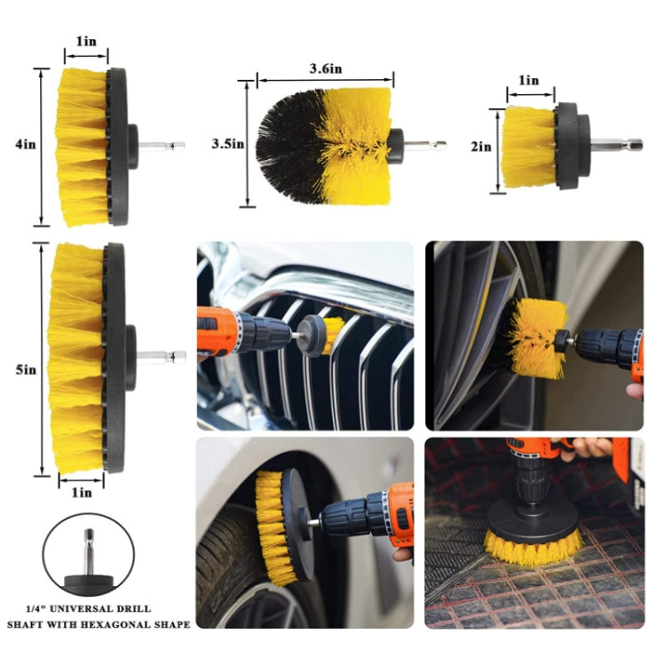 Car Wash Brush Tire Brush Glass Wiper Brush Drill Brush Cleaning Brush Set ÎҵÄÉ̵ê