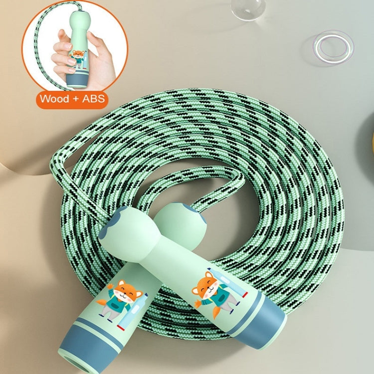 Wooden Handle Adjustable Jump Rope For Children