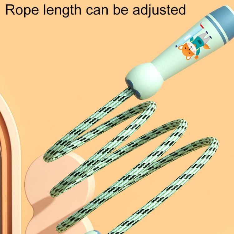 Wooden Handle Adjustable Jump Rope For Children