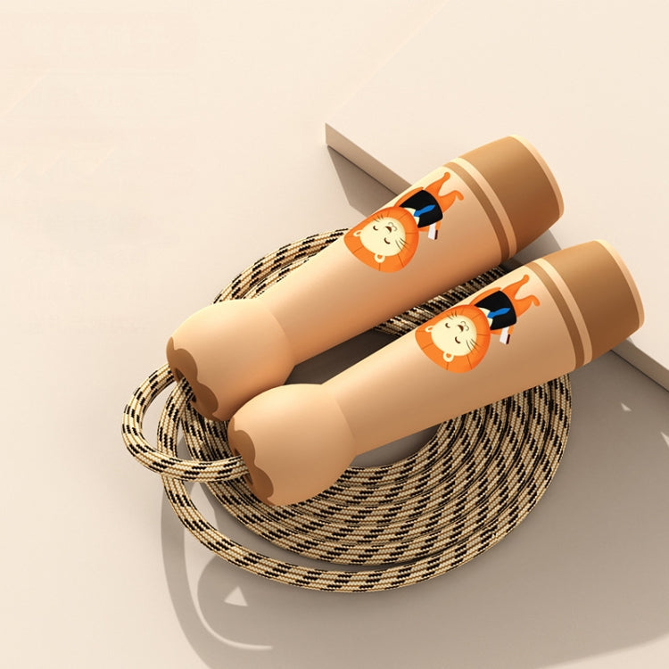 Wooden Handle Adjustable Jump Rope For Children