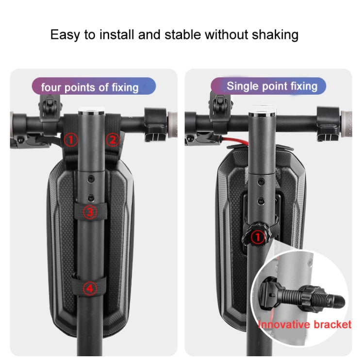 WHEEL UP X7 2L Electric Scooter Hard Shell Hanging Bag,Style: