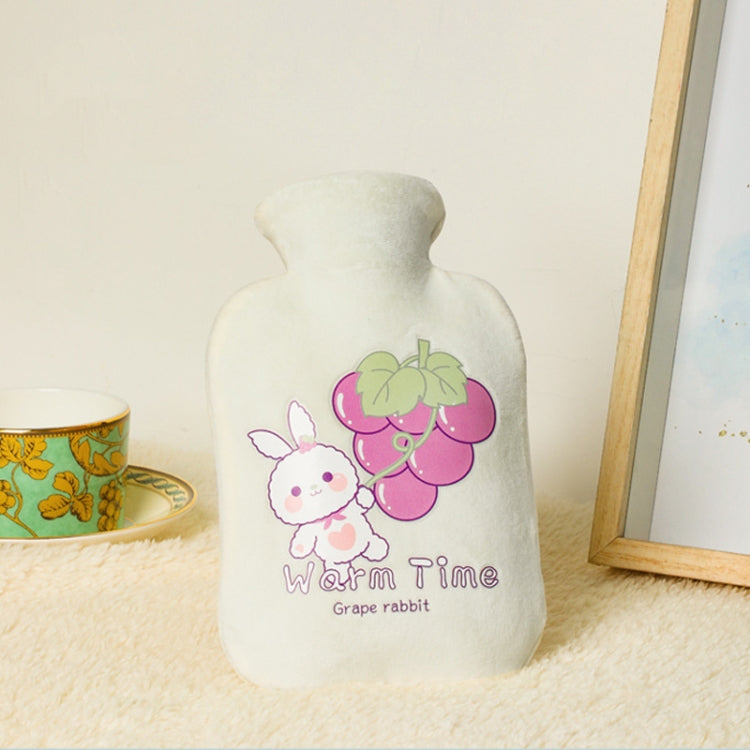 Cartoon Velvet Cover Thickened Explosion-Proof PVC Water-Filled Hot Water Bag