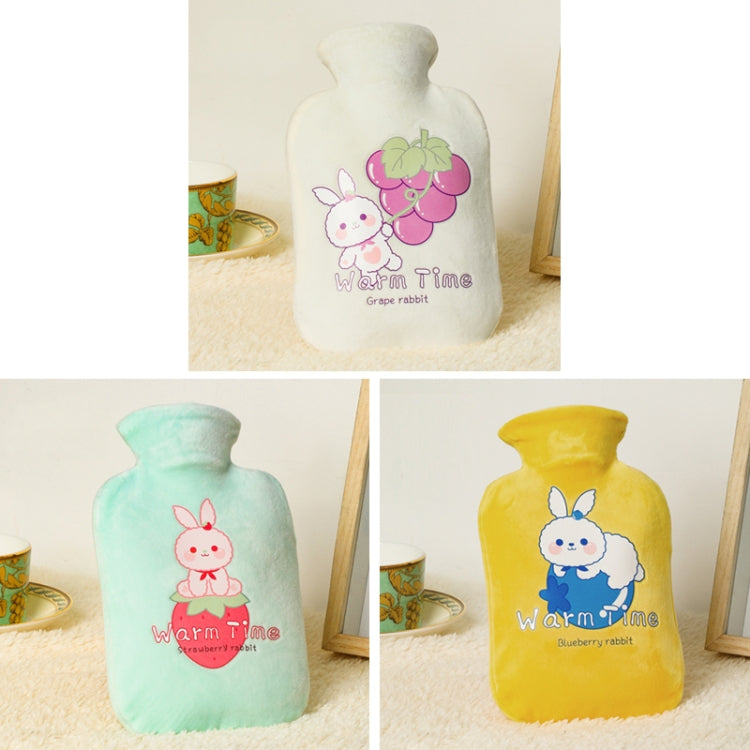 Cartoon Velvet Cover Thickened Explosion-Proof PVC Water-Filled Hot Water Bag