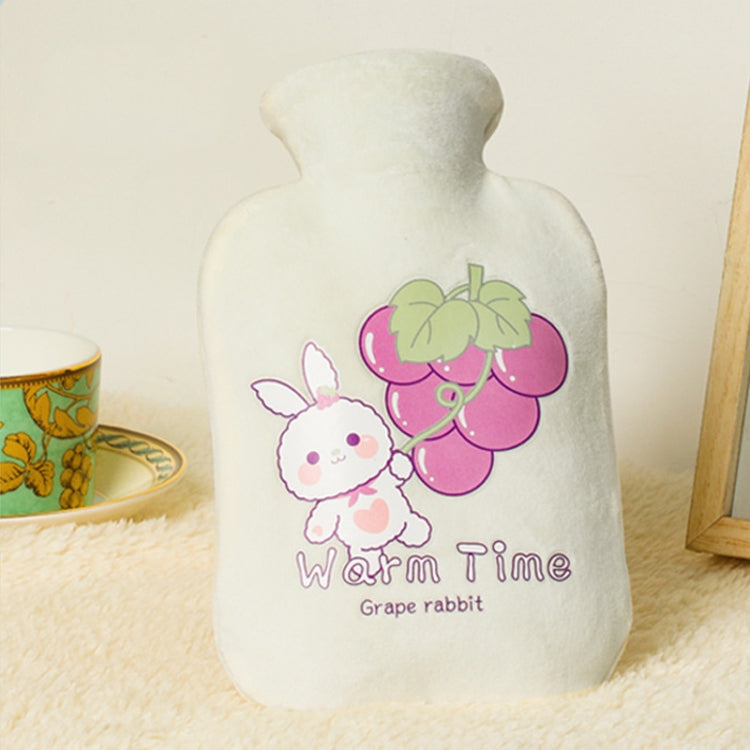 Cartoon Velvet Cover Thickened Explosion-Proof PVC Water-Filled Hot Water Bag