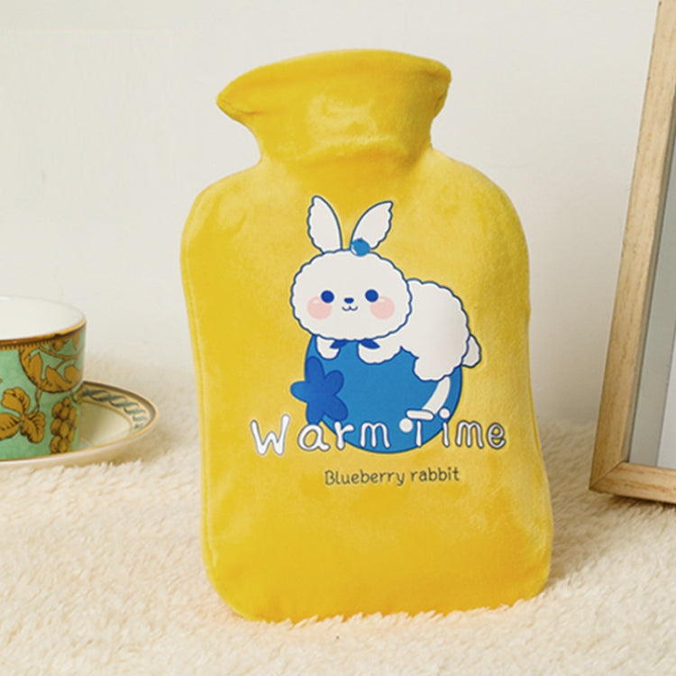 Cartoon Velvet Cover Thickened Explosion-Proof PVC Water-Filled Hot Water Bag