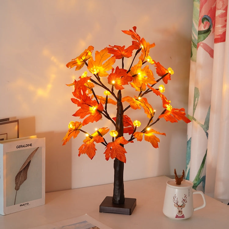 SJ-SD007 Christmas Halloween LED Maple Pumpkin Decoration Light, Style: