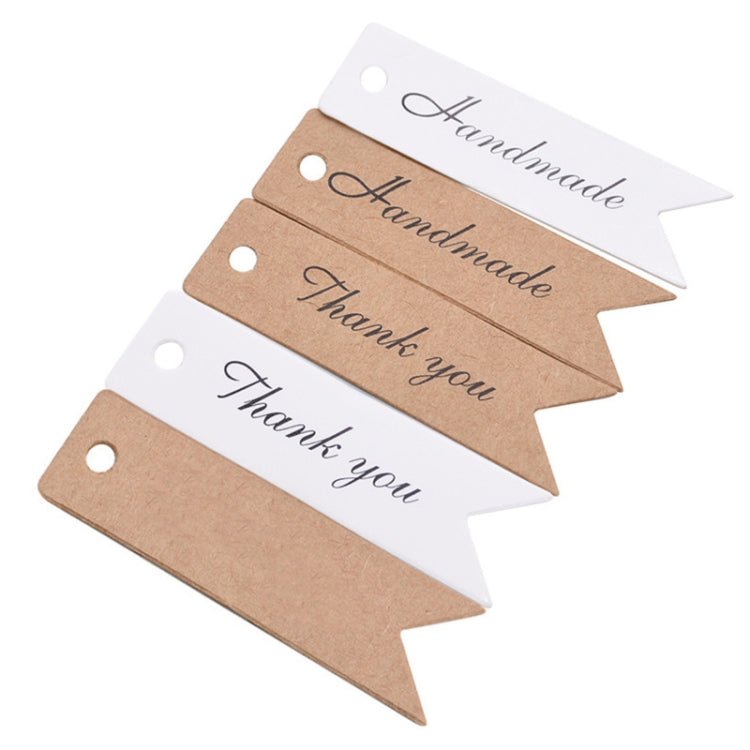 100pcs /Set Retro Baking Sticker Tag Swallow Tail Bookmark Gift Card, Style: