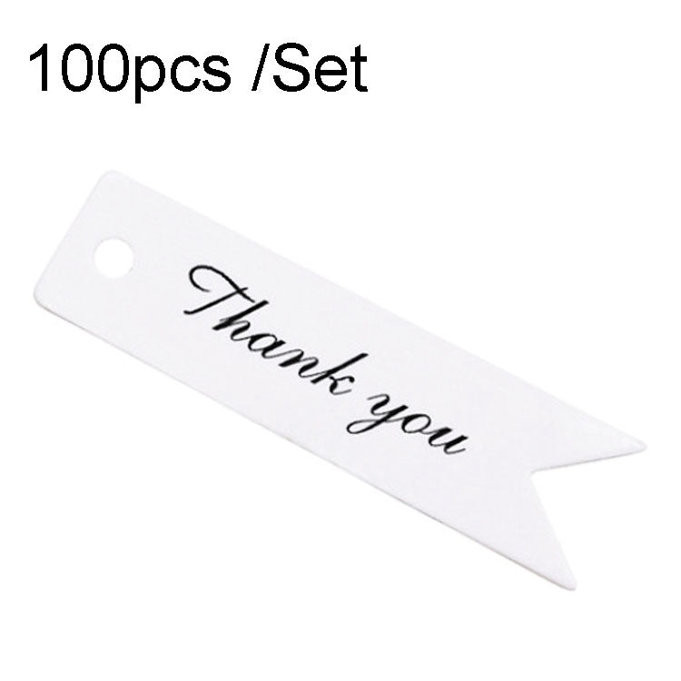 100pcs /Set Retro Baking Sticker Tag Swallow Tail Bookmark Gift Card, Style: